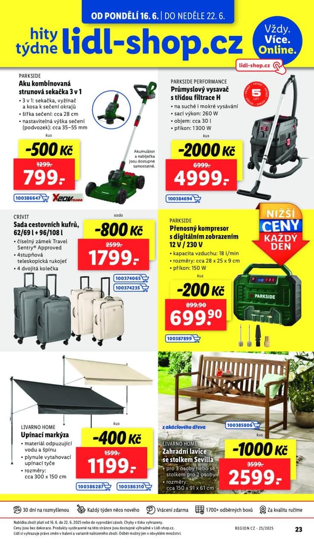 Lidl leták eshop 16.-22.6.
