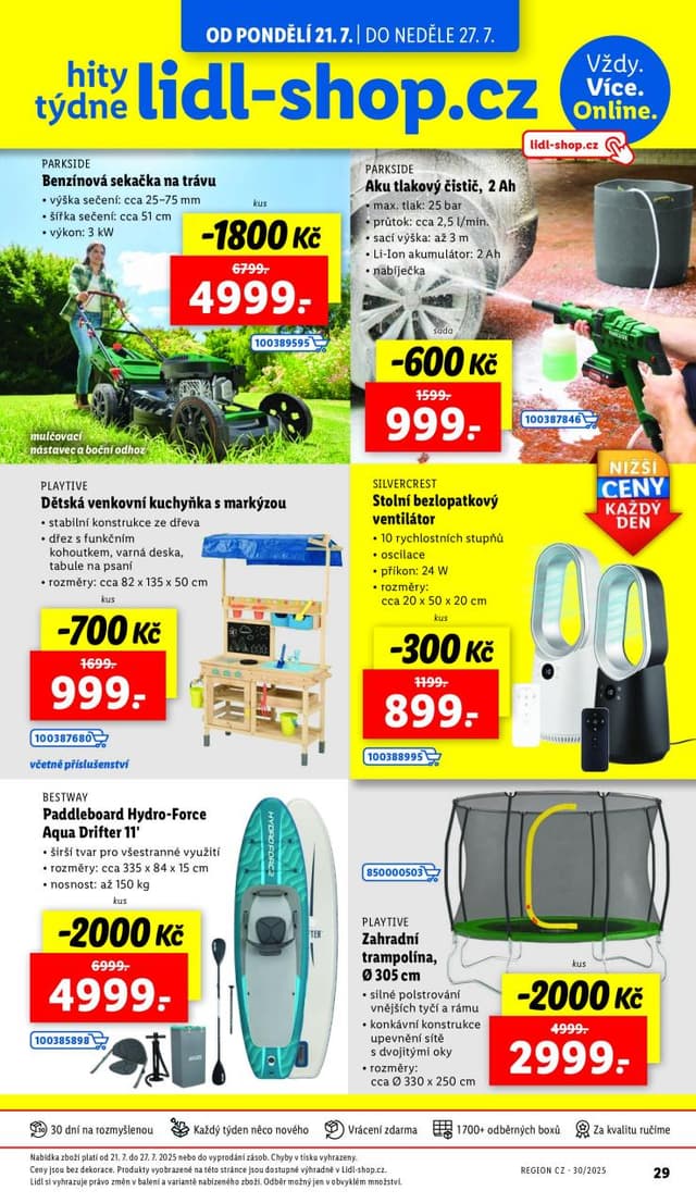 Lidl leták Eshop 21.-27.7.