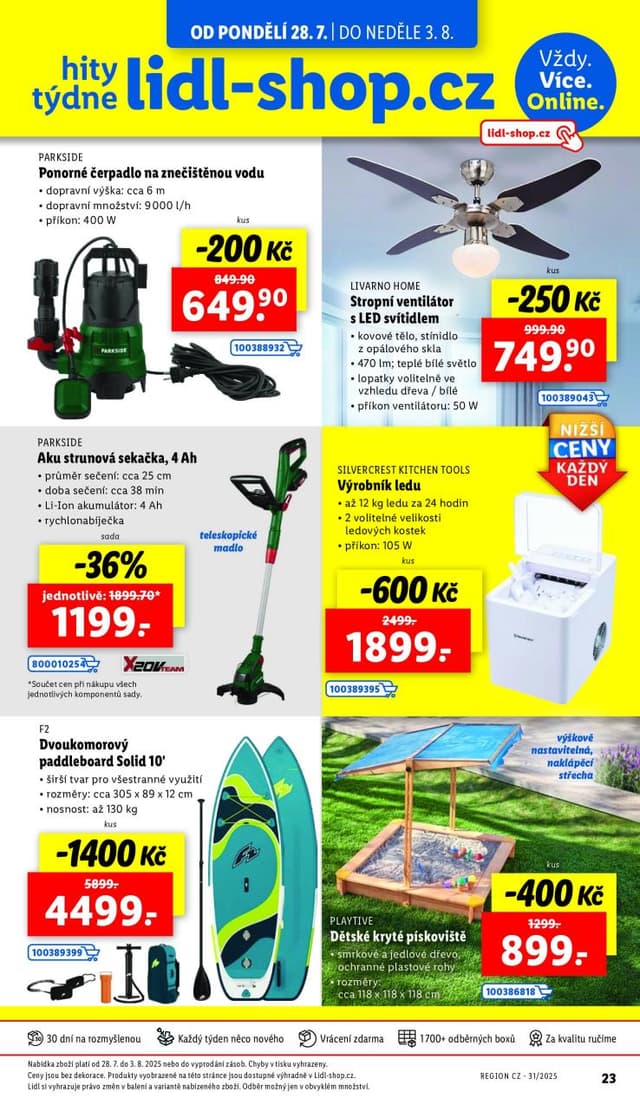 Lidl leták Eshop 28.7. - 3.8.