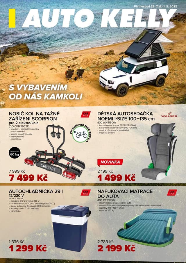 Auto Kelly leták 29.7. - 1.9.