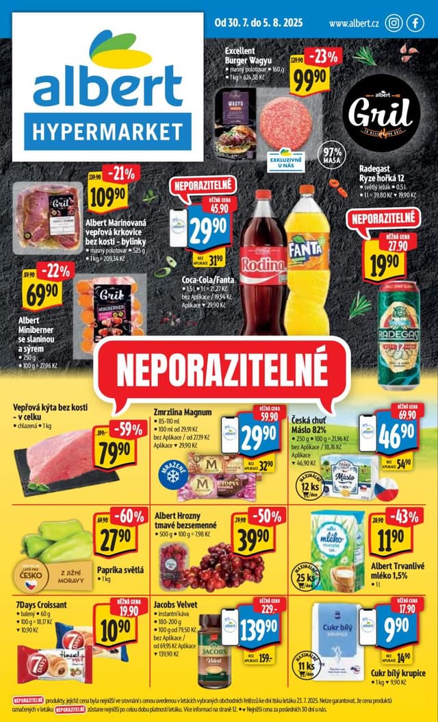 Albert hypermarket leták 30.7. - 5.8.