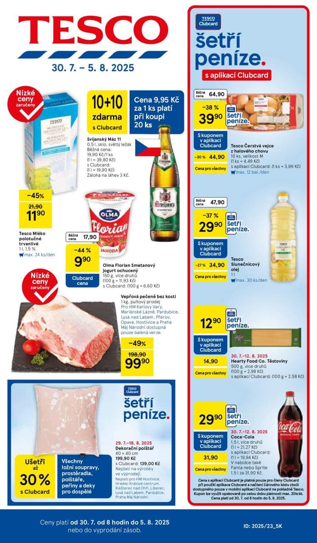 Tesco leták 30.7. - 5.8.