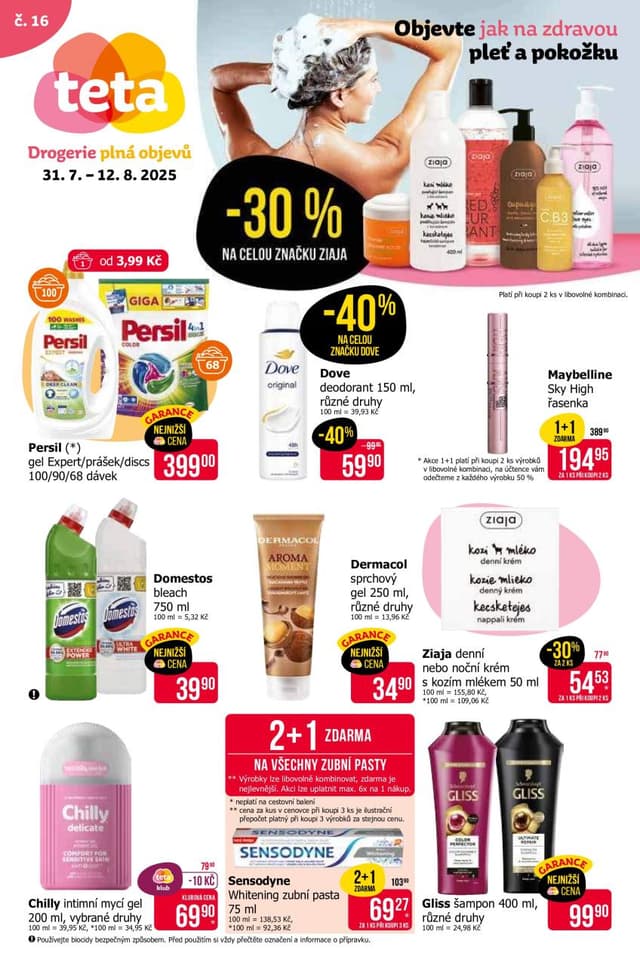 Teta drogerie leták 31.7. - 12.8.