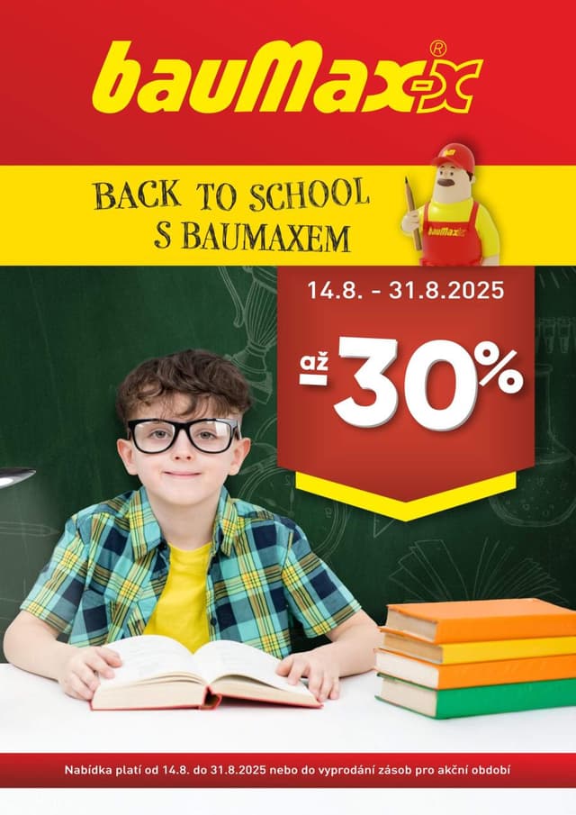 Baumax leták Zpět do školy 14.-31.8.