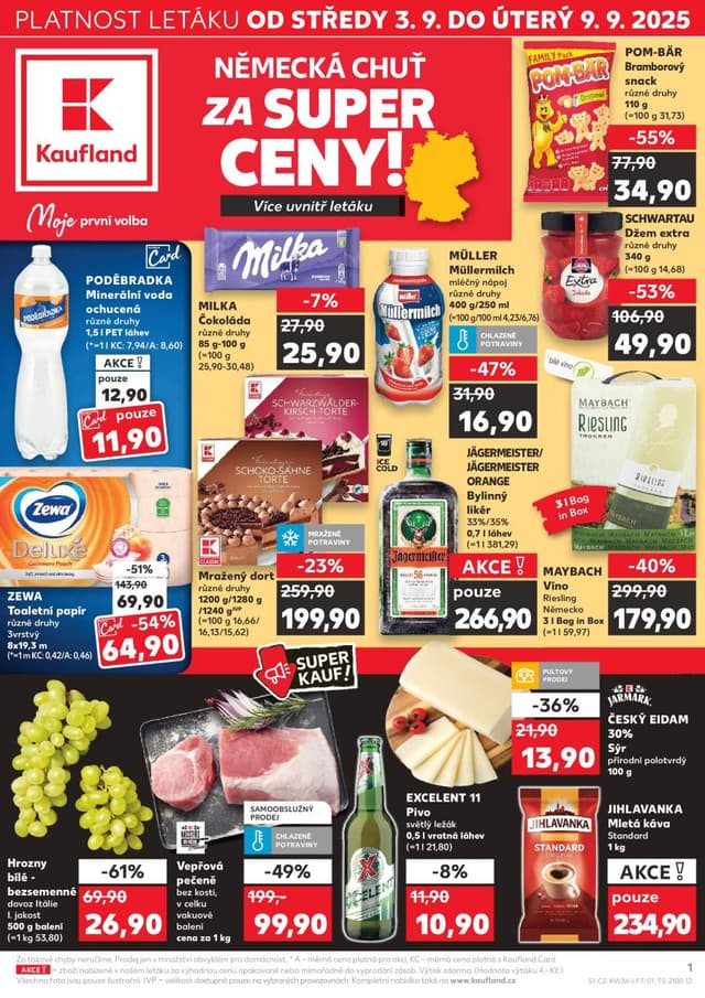 Kaufland leták 3.-9.9.