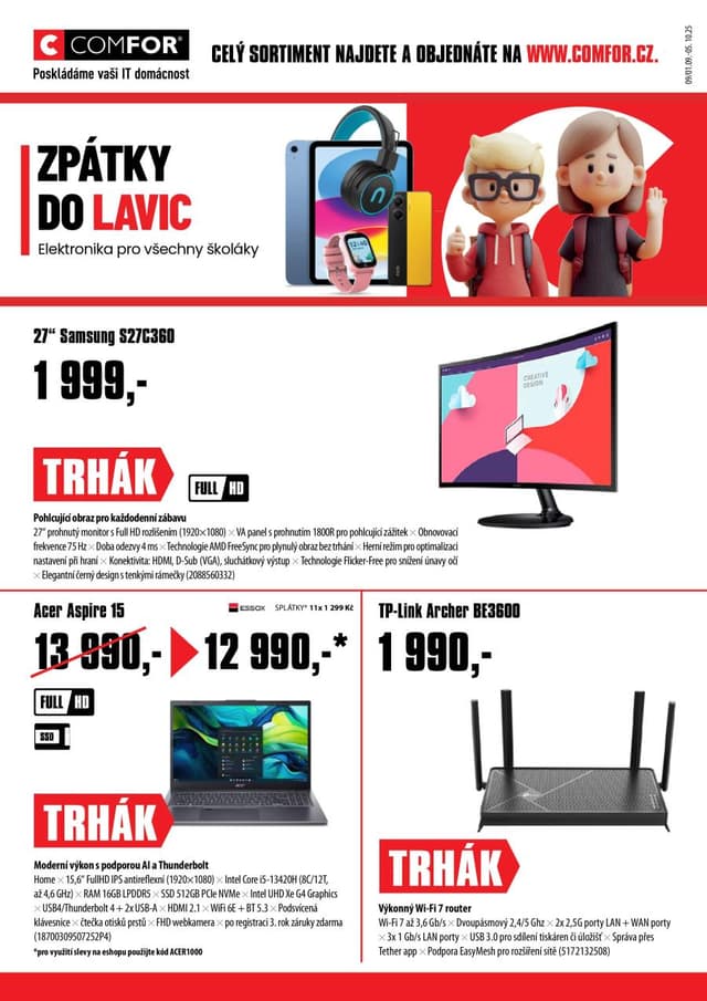 Comfor leták 1.9. - 5.10.