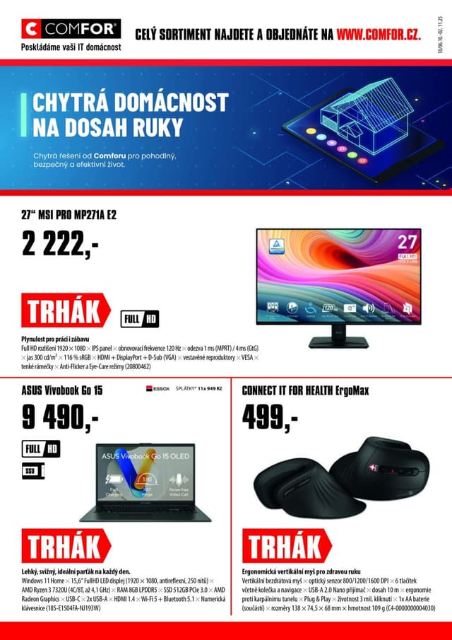 Comfor elektro leták 6.10. - 2.11.