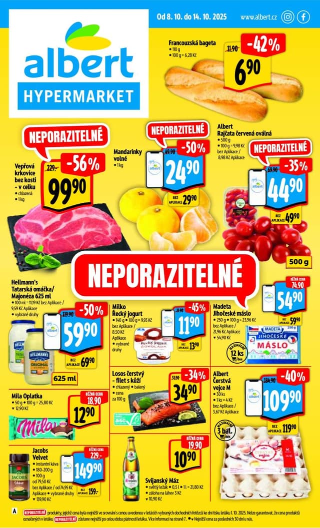 Albert hypermarket leták 8.-14.10.