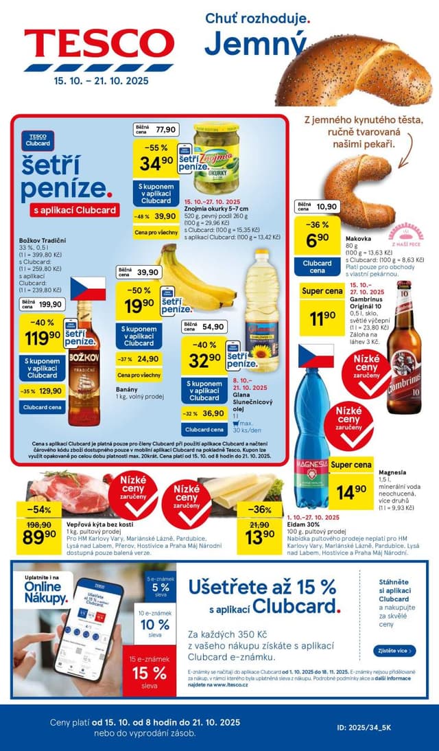 Tesco leták 15.-21.10.