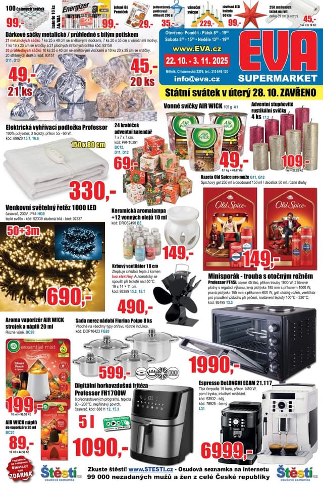 EVA leták 22.10. - 3.11.