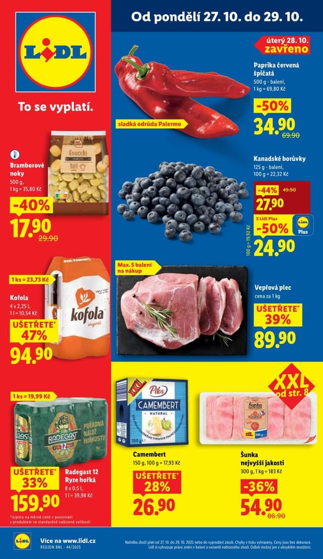 Lidl leták 27.-29.10.