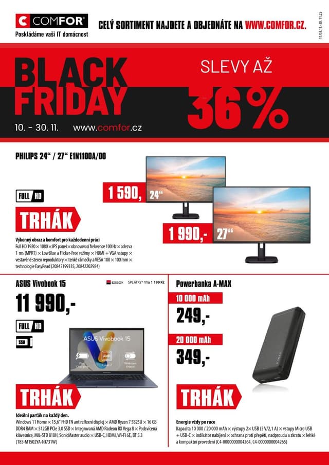 Comfor elektro leták 1.-30.11.
