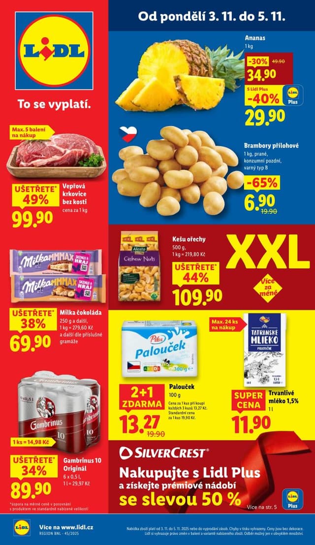 Lidl leták 3.-5.11.