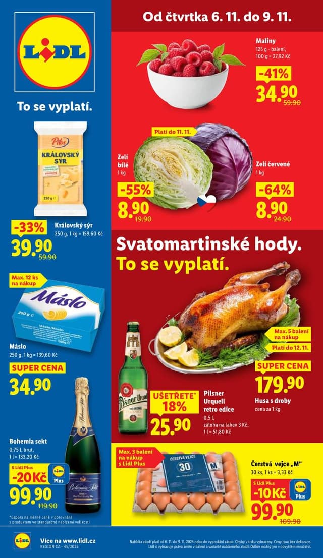 Lidl leták 6.-9.11.