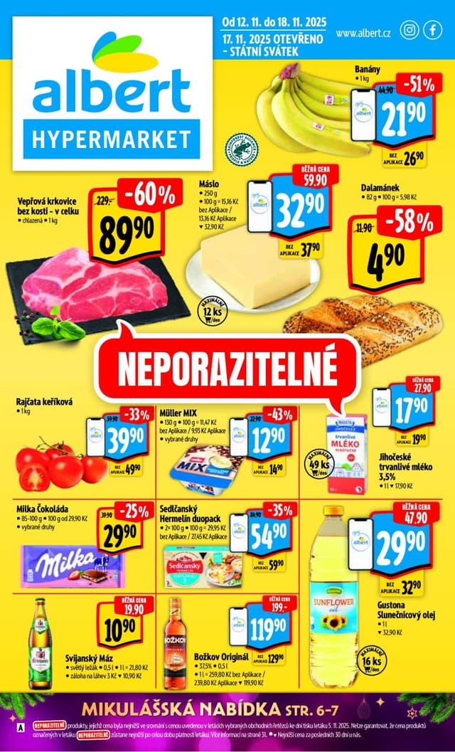 Albert hypermarket leták 12.-18.11.