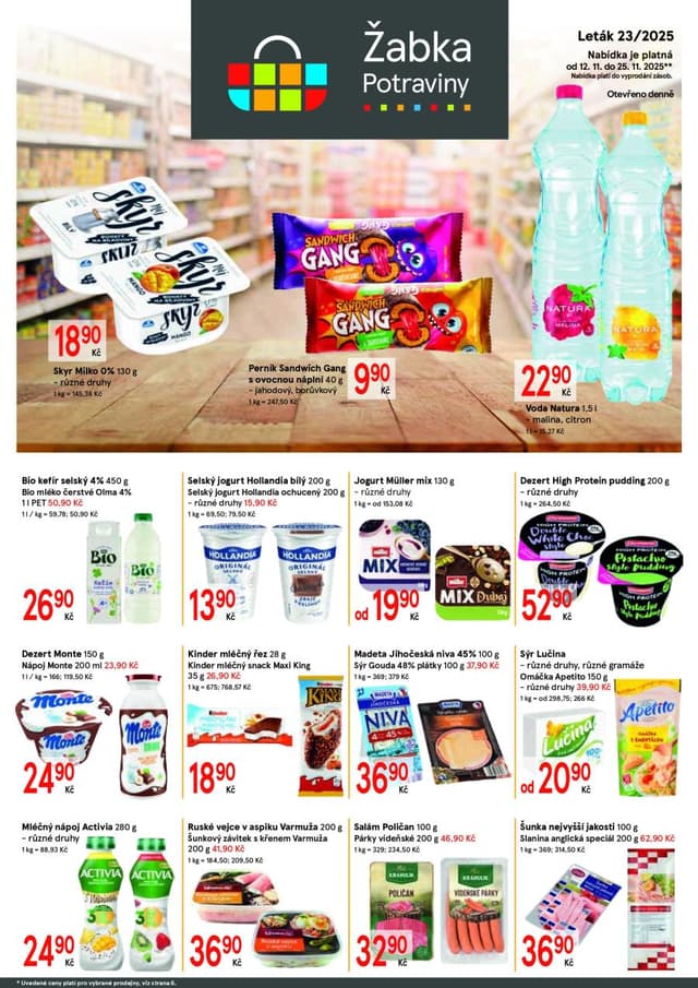 Žabka leták 12.-25.11.