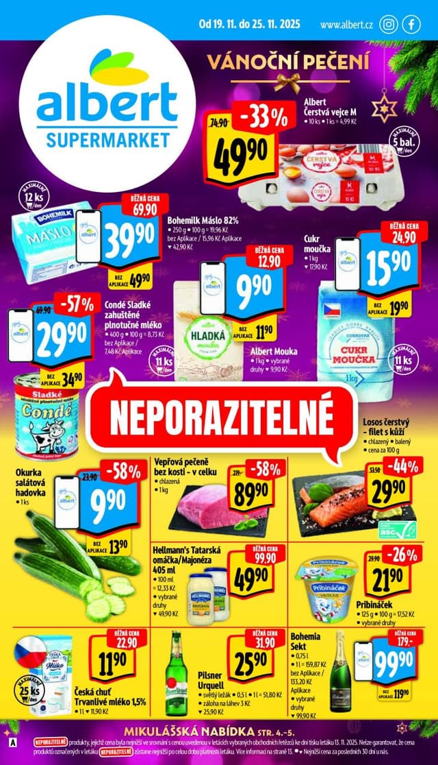 Albert supermarket leták 19.-25.11.