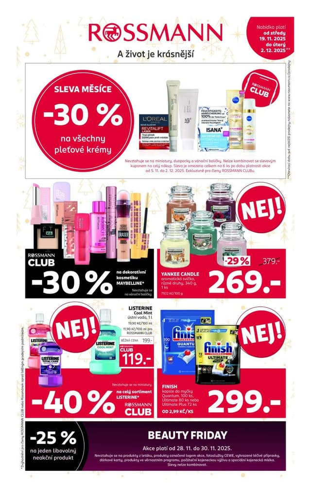 Rossmann drogerie leták 19.11. - 2.12.