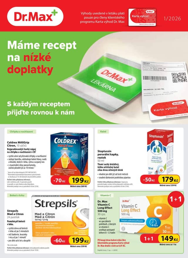 Dr. Max lékárny leták 1.-31.1.