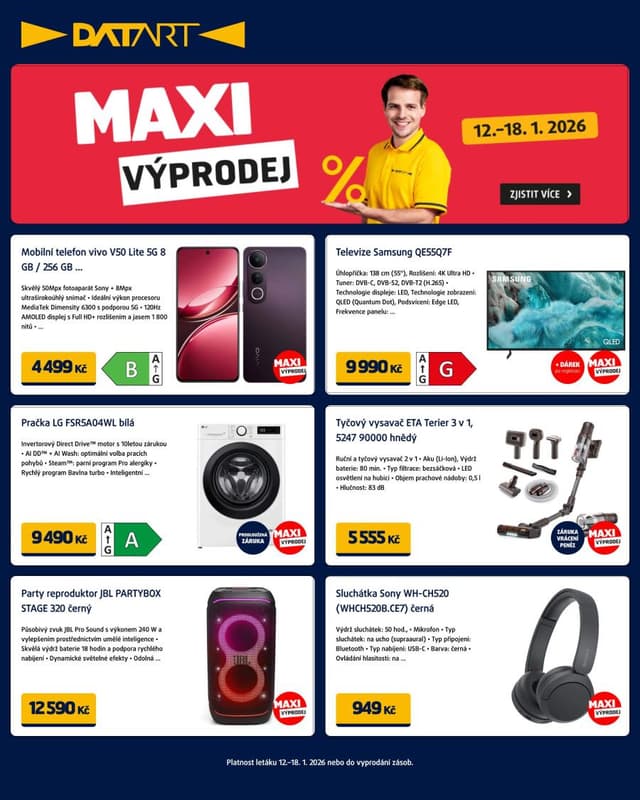 Datart leták 12.-18.1.