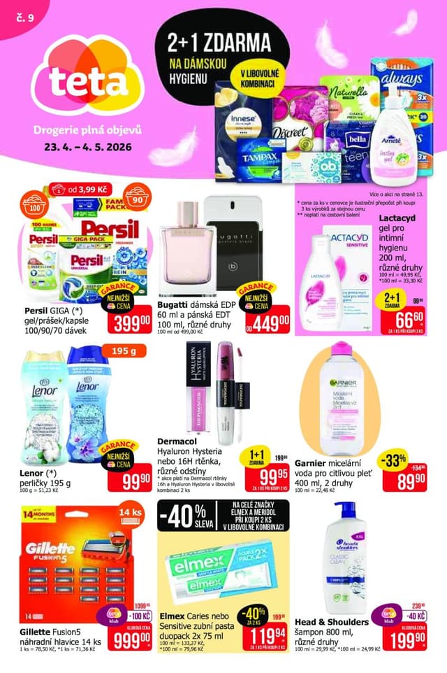 Teta drogerie leták 23.4. - 5.5.
