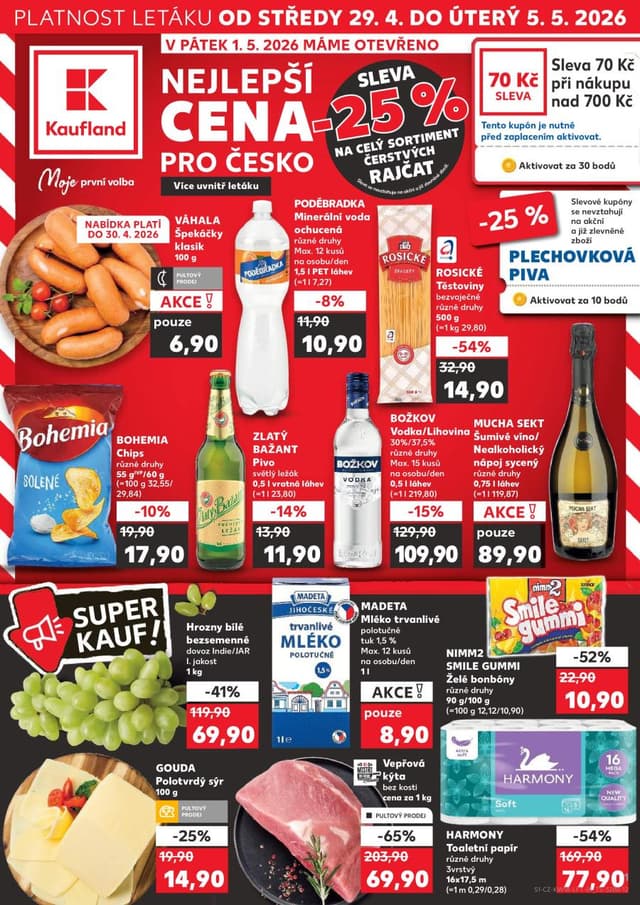 Kaufland leták 29.4. - 5.5.