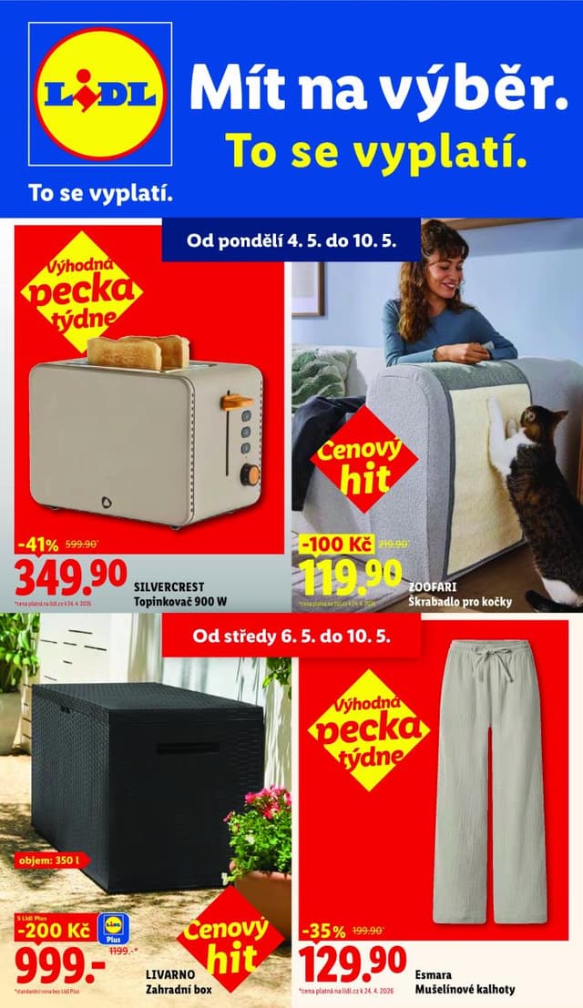 Lidl leták Spotřební zboží 4.-10.5.
