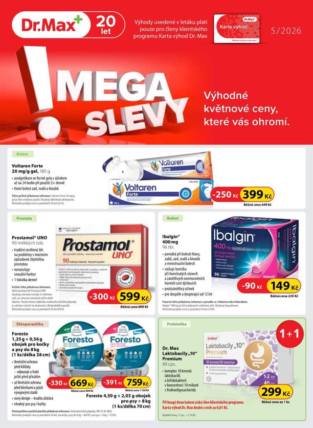 Dr. Max lékárna leták 1.-31.5.