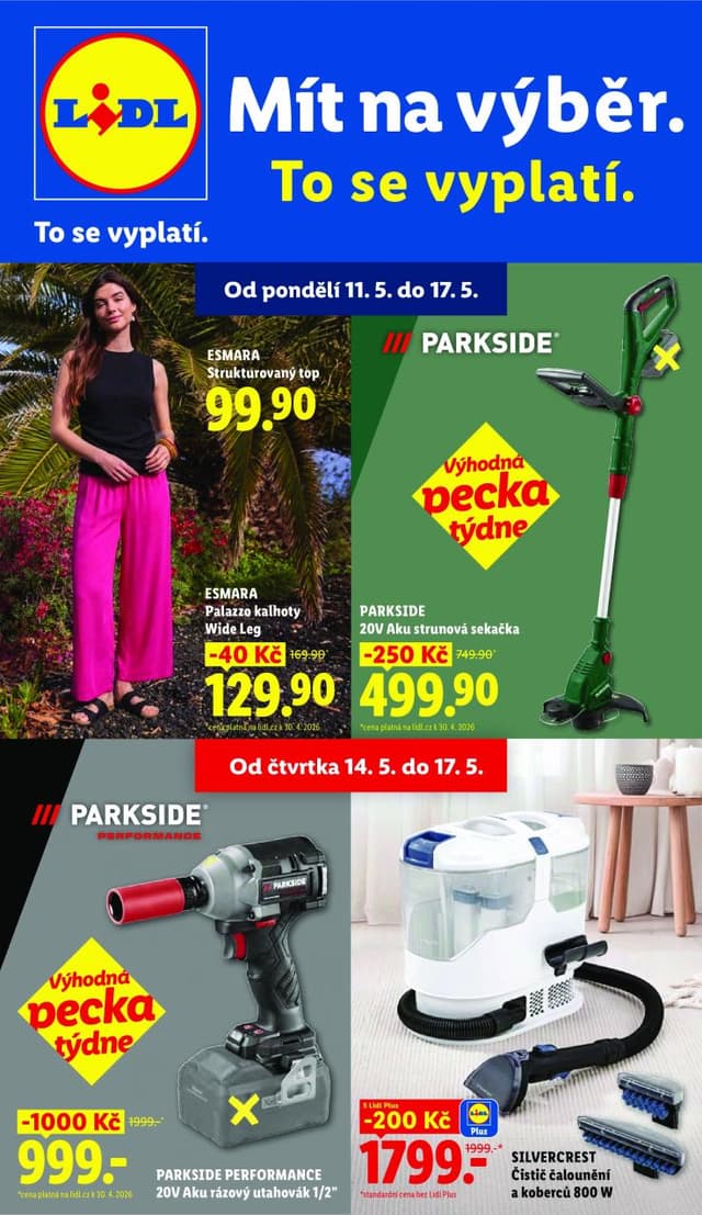 Lidl leták Spotřební zboží 11.-17.5.