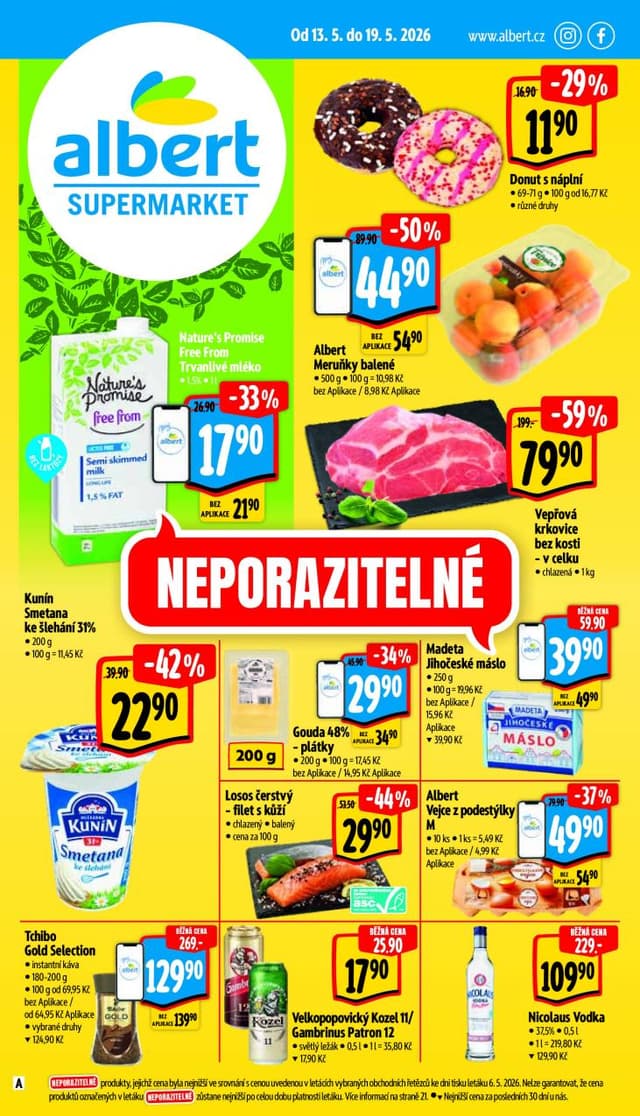 Albert supermarket leták 13.-19.5.