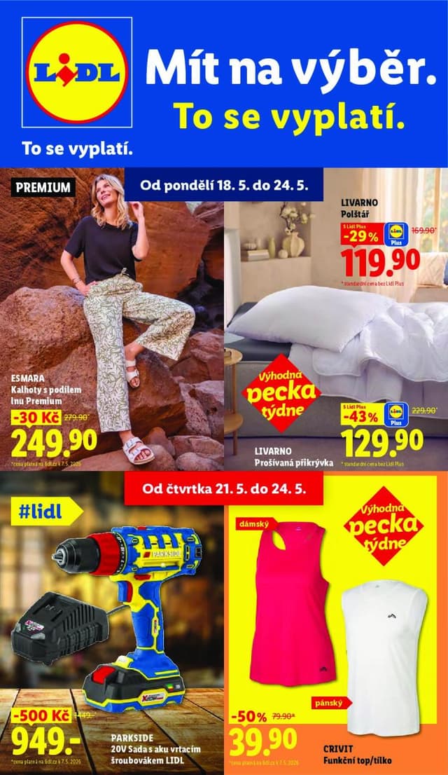 Lidl leták Spotřební zboží 18.-24.5.
