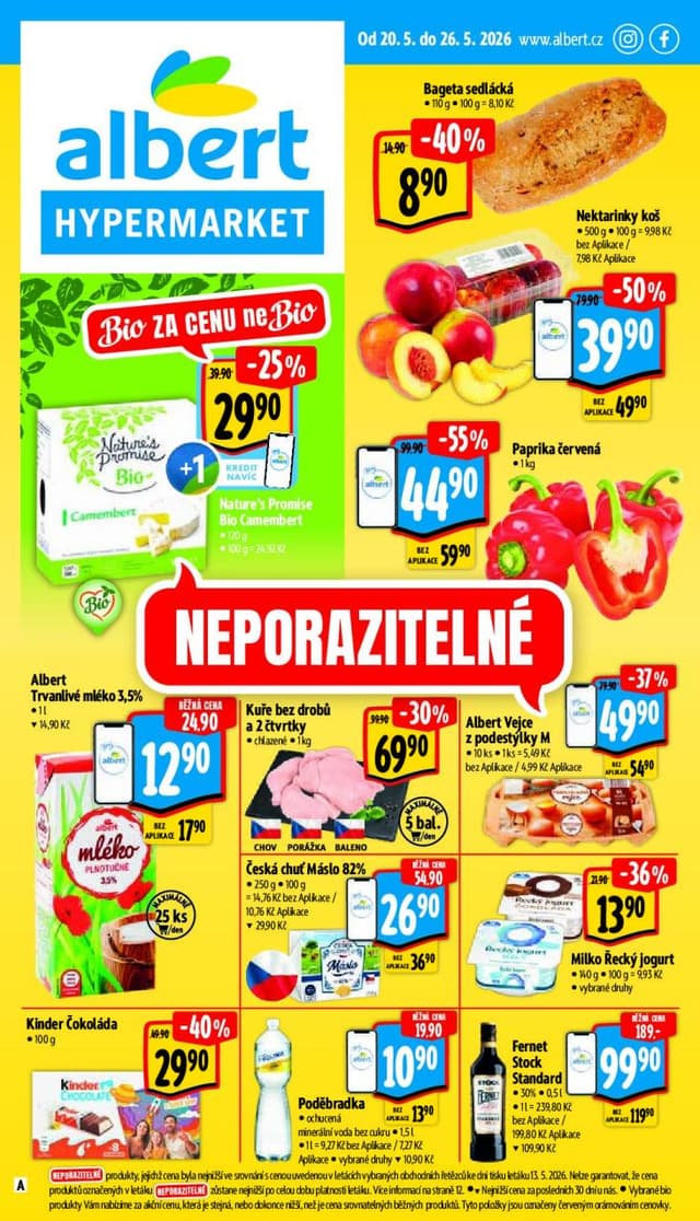 Albert hypermarket leták 20.-26.5.