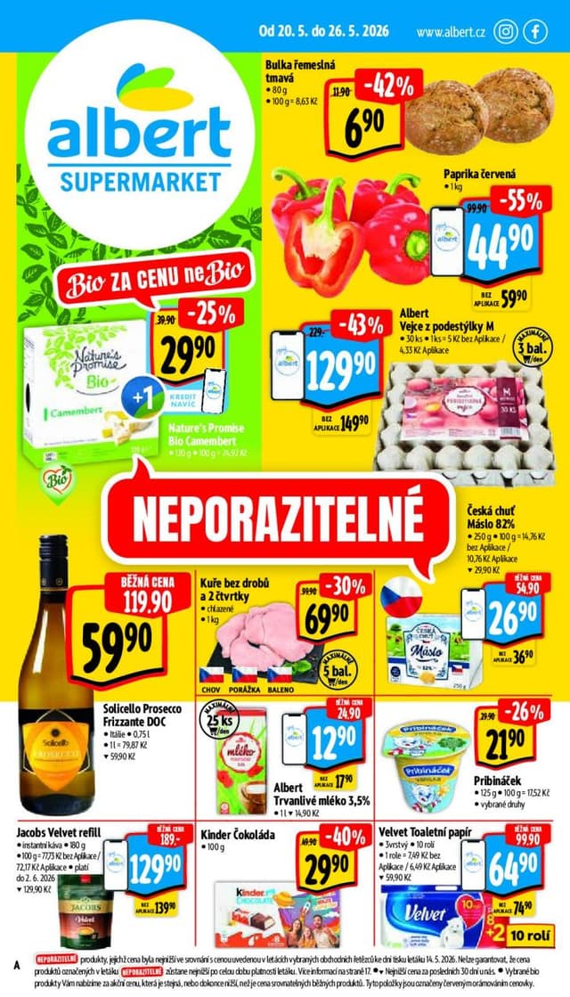 Albert supermarket leták 20.-26.5.