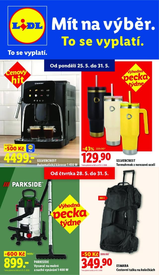 Lidl leták Spotřební zboží 25.-31.5.
