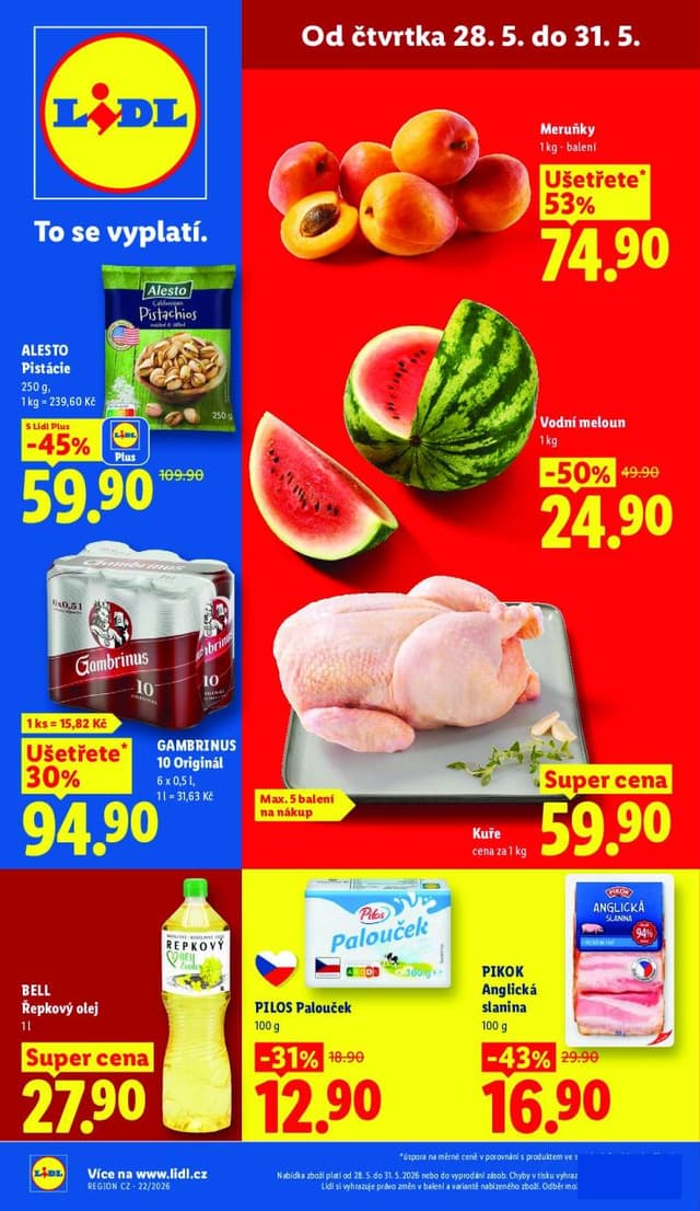Lidl leták 28.-31.5.