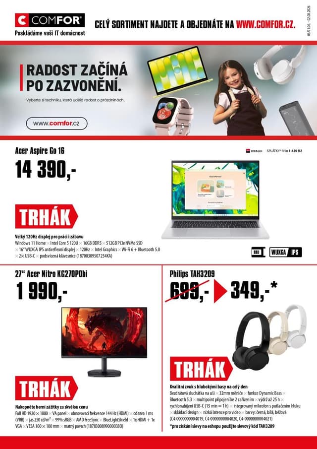 Comfor elektro leták 1.6. - 2.8.