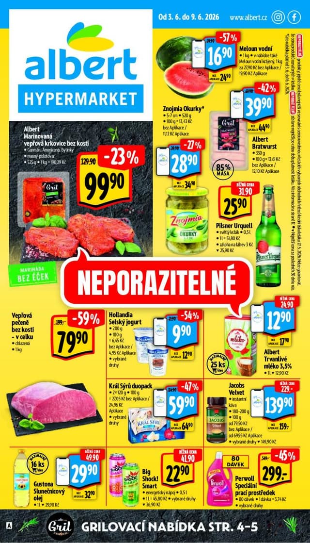 Albert hypermarket leták 3.-9.6.
