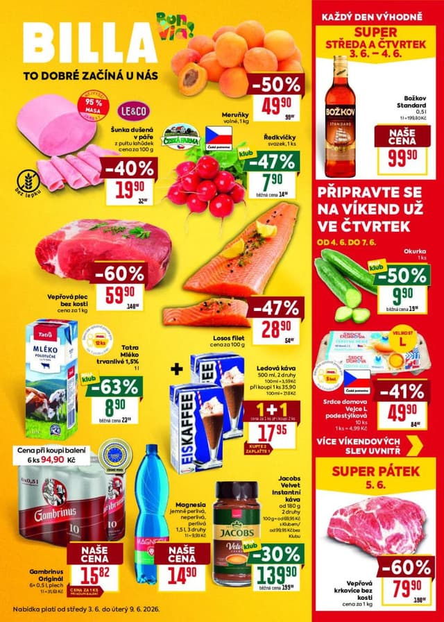 Billa leták 3.-9.6.
