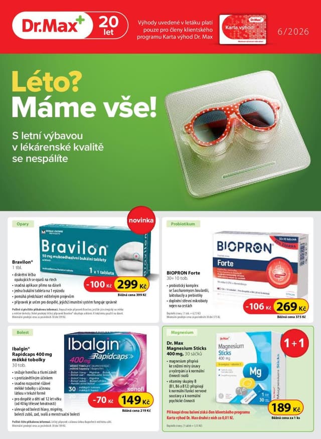 Dr. Max lékárny leták 1.-30.6.