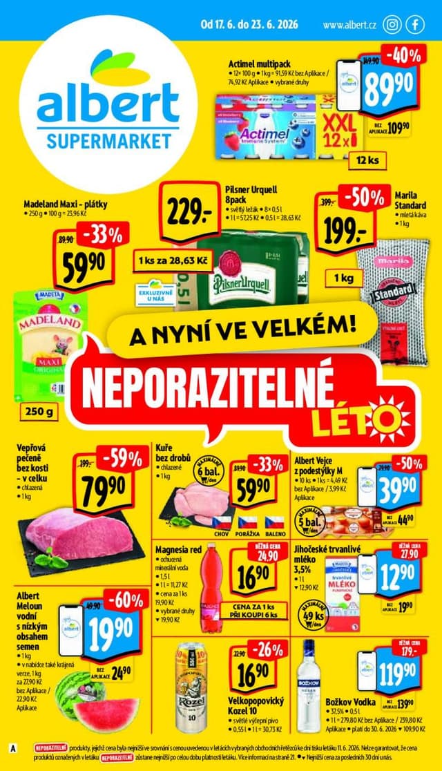 Albert supermarket leták 17.-23.6.