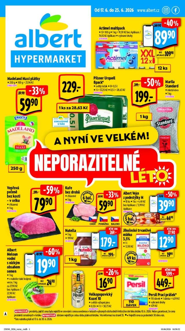 Albert hypermarket leták 17.-23.6.
