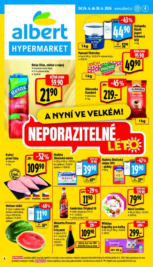 Albert hypermarket leták 24.-30.6.