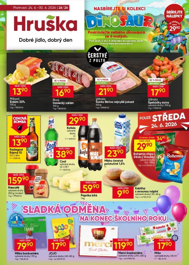Hruška supermarket leták 24.-30.6.