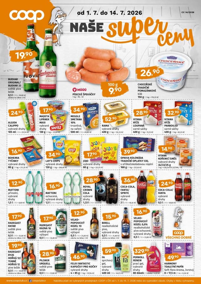 COOP leták 1.-14.7.