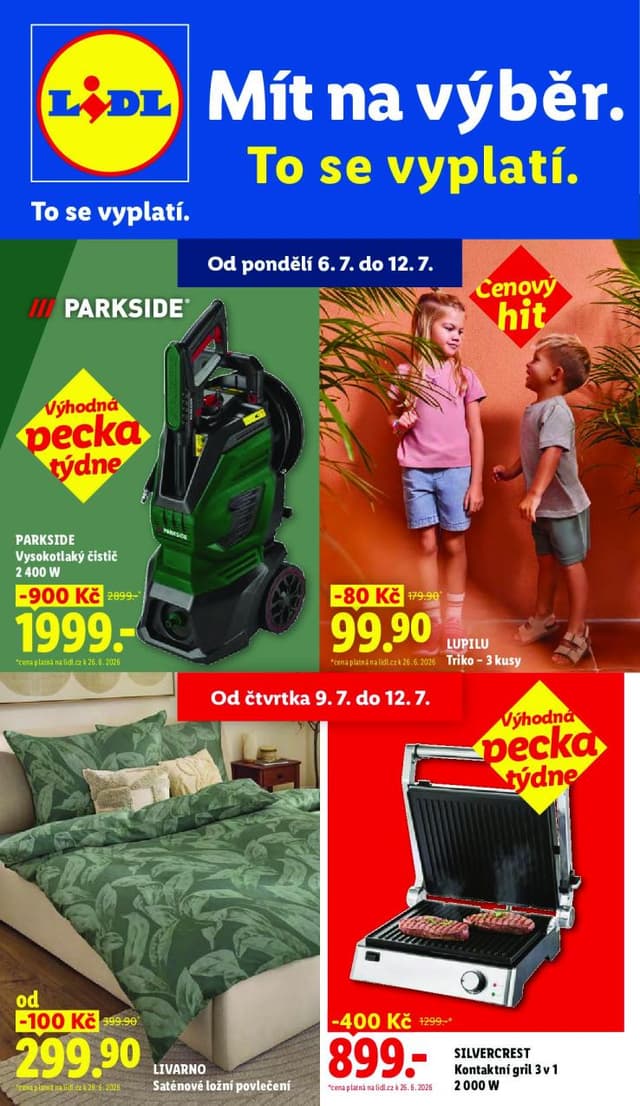 Lidl leták Spotřební zboží 6.-12.7.