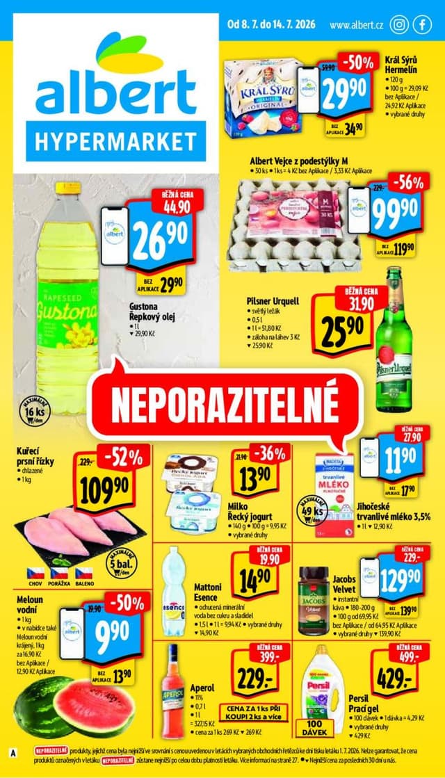 Albert hypermarket leták 8.-14.7.