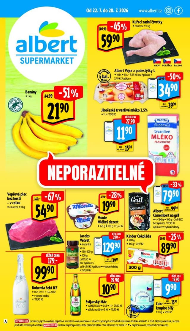 Albert supermarket leták 22.-28.7.