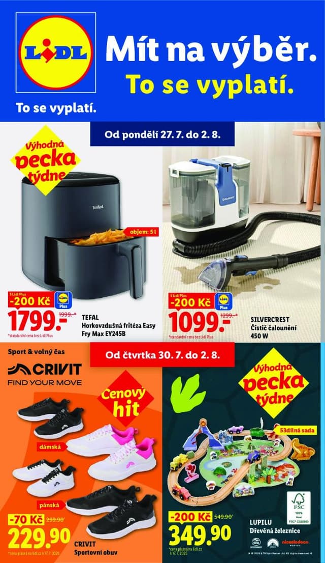 Lidl leták Spotřební zboží 27.7. - 2.8.