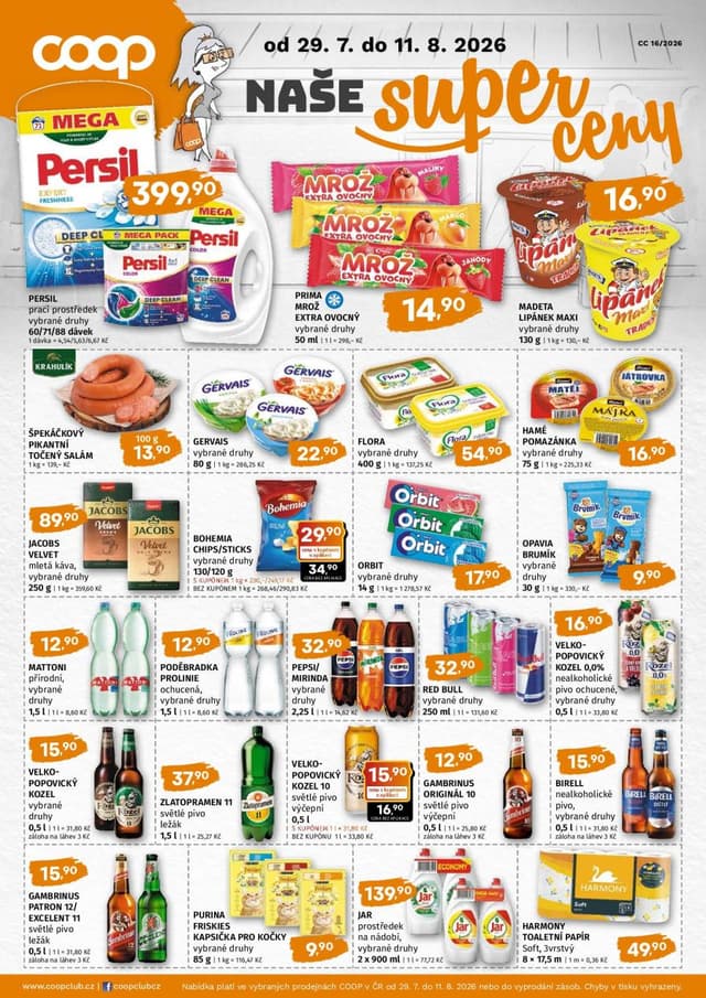 COOP leták 29.7. - 11.8.