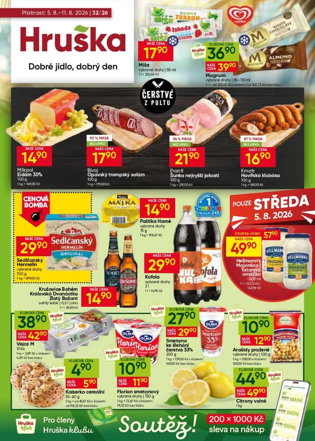Hruška supermarket leták 5.-11.8.